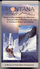 The Cover image  of Montana Winter Movie about Skiing and Snowboarding all over Montana